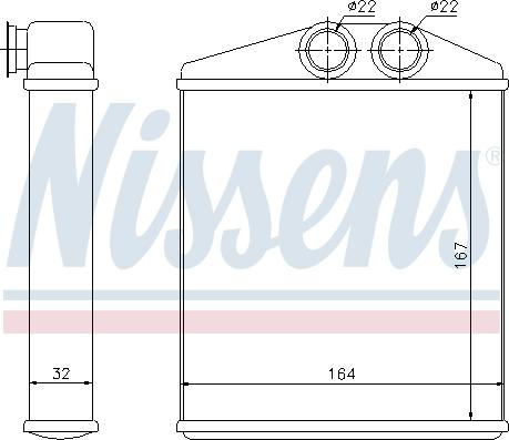 Nissens 72661 - Radiador de calefacción www.parts5.com