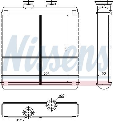 Nissens 72042 - Schimbator caldura, incalzire habitaclu www.parts5.com