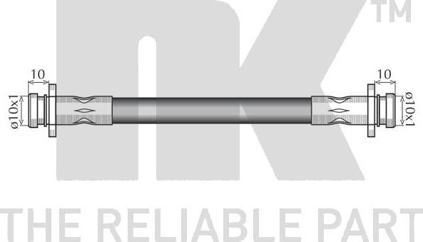 NK 855233 - Brake Hose www.parts5.com