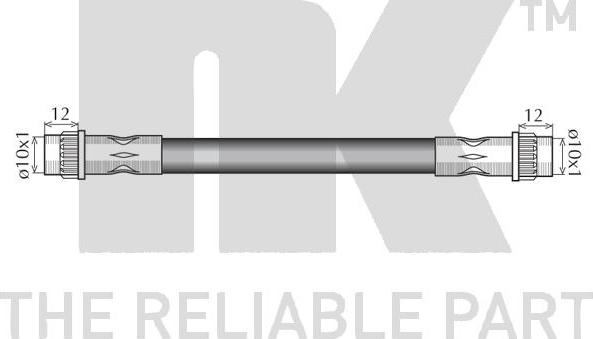 NK 853758 - Brake Hose www.parts5.com