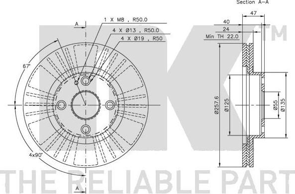 NK 313235 - Brake Disc www.parts5.com