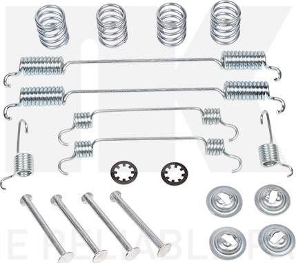 NK 7923740 - Accessory Kit, parking brake shoes www.parts5.com