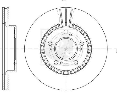 FREMAX BD-2586 - Féktárcsa www.parts5.com