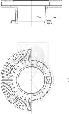 Blue Print ADT343216 - Disc frana www.parts5.com