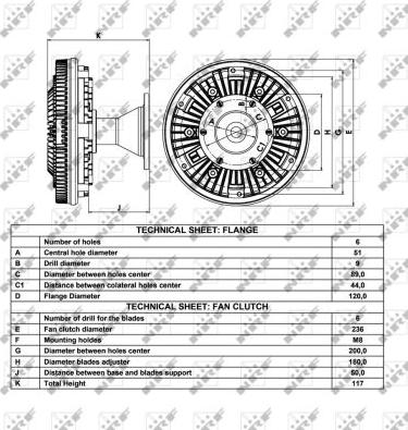 NRF 49038 - Kupplung, Kühlerlüfter www.parts5.com