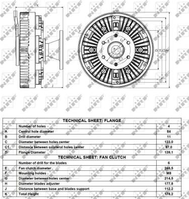 NRF 49125 - Clutch, radiator fan www.parts5.com