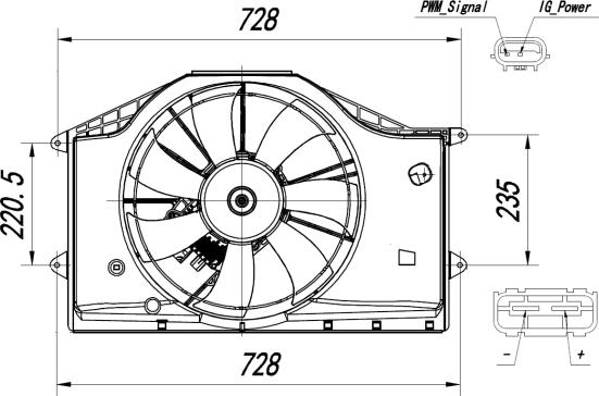 NRF 47939 - Ventilátor, motorhűtés www.parts5.com