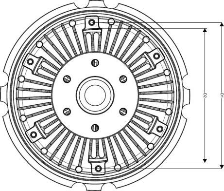 NRF 49121 - Debriyaj, radyatör fanı www.parts5.com