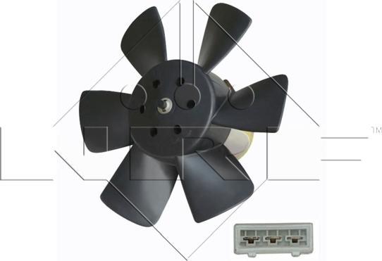 NRF 47429 - Fan, radiator parts5.com