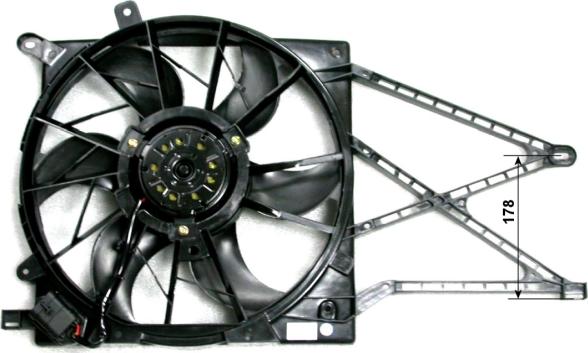 NRF 47582 - Ventilateur, refroidissement du moteur www.parts5.com