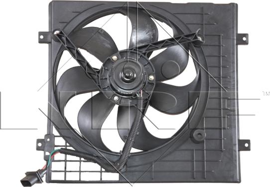 NRF 47058 - Fan, radiator www.parts5.com