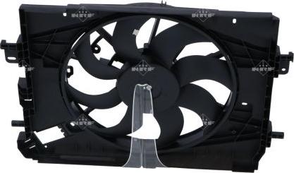 NRF 47889 - Fan, radiator parts5.com