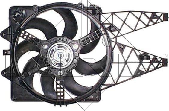 NRF 47252 - Fan, radiator www.parts5.com