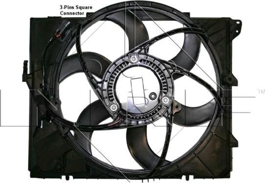 NRF 47209 - Fan, radiator parts5.com