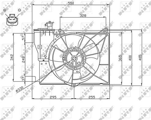 NRF 47746 - Βεντιλατέρ, ψύξη κινητήρα www.parts5.com