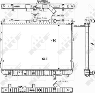 NRF 59046 - Radiator, racire motor www.parts5.com