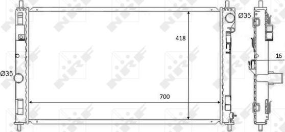 NRF 59089 - Radiator, engine cooling www.parts5.com