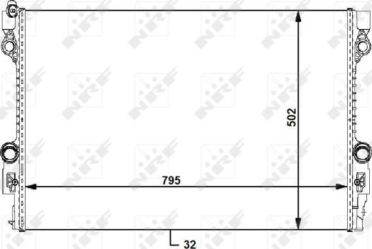 NRF 59172 - Radiator, engine cooling www.parts5.com