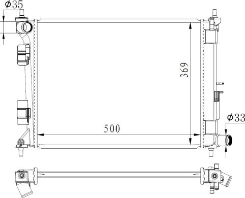 NRF 59263 - Radiador, refrigeración del motor www.parts5.com