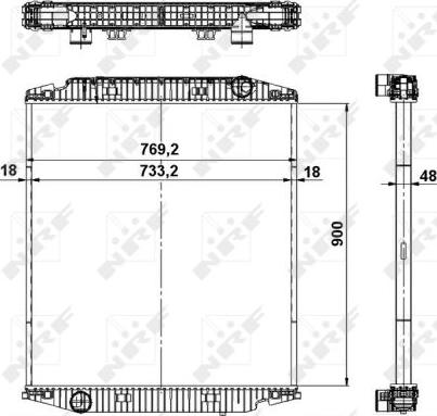 NRF 549568 - Radiator, racire motor www.parts5.com