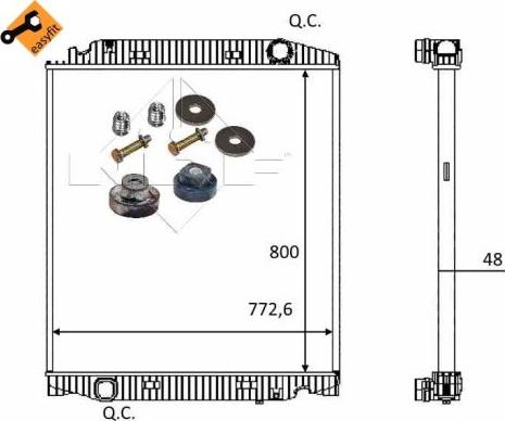 NRF 559567 - Radiator, racire motor www.parts5.com