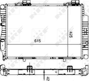 NRF 55333 - Hladnjak, hlađenje motora www.parts5.com