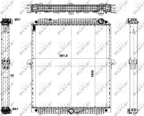 NRF 56069 - Kühler, Motorkühlung www.parts5.com