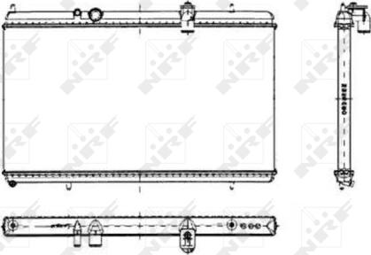 NRF 50444 - Radiator, racire motor www.parts5.com