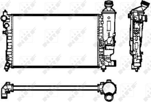 NRF 50434 - Radiator, engine cooling www.parts5.com