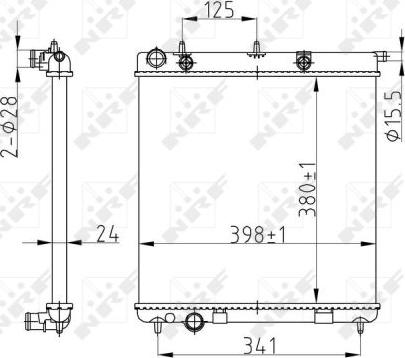 NRF 50429A - Radiator, engine cooling www.parts5.com