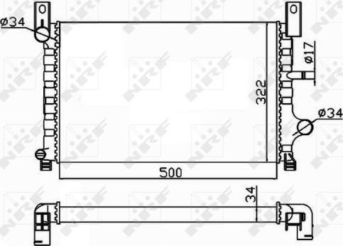 NRF 506224 - Kühler, Motorkühlung www.parts5.com