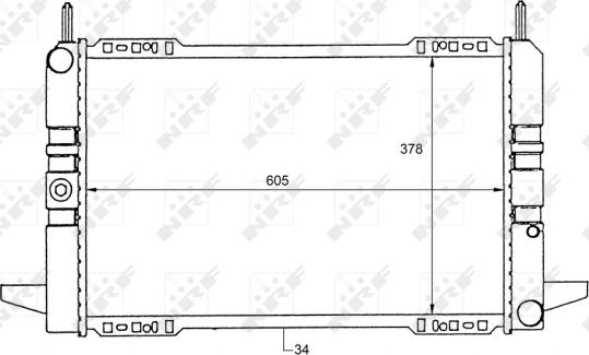 NRF 50111 - Radiator, racire motor www.parts5.com