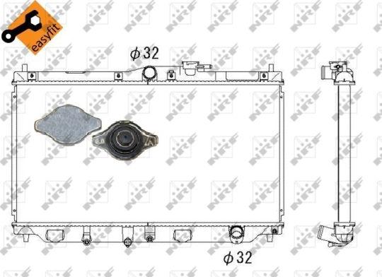 NRF 507728 - Radiador, refrigeración del motor www.parts5.com