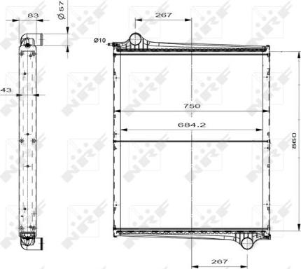 NRF 519598 - Radiator, racire motor www.parts5.com