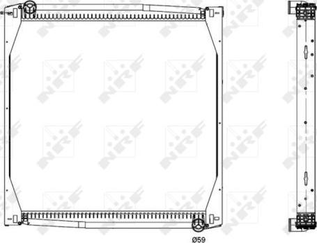 NRF 519587 - Radiator, racire motor www.parts5.com