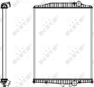 NRF 519701 - Radiator, engine cooling www.parts5.com