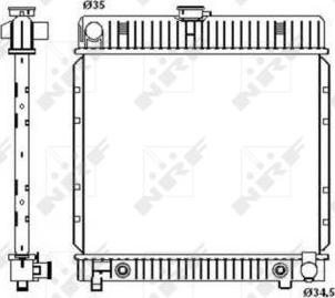 NRF 514250 - Hladnjak, hlađenje motora www.parts5.com