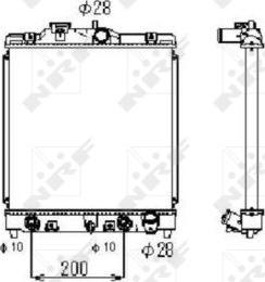 NRF 516356 - Radiator, racire motor www.parts5.com