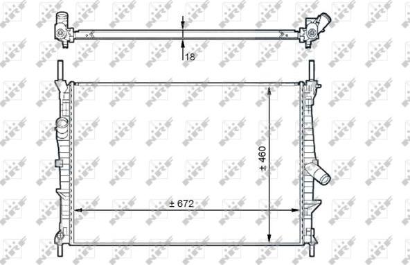 NRF 58441 - Hladilnik, hlajenje motorja www.parts5.com