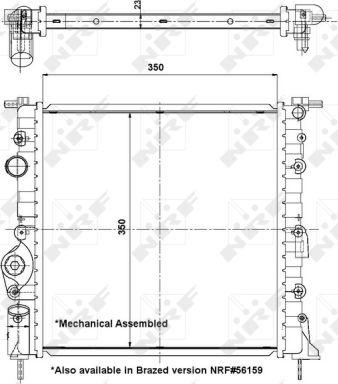 NRF 58196 - Radiator, engine cooling www.parts5.com