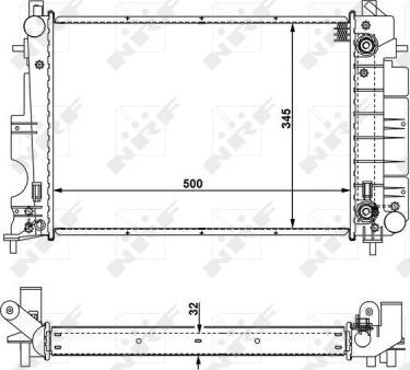 NRF 58109 - Radiator, racire motor www.parts5.com