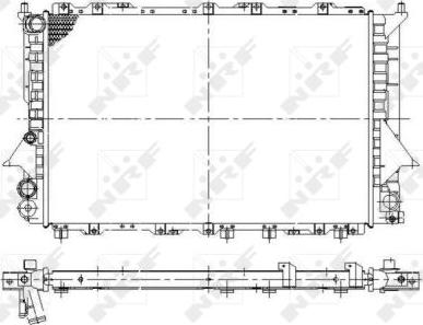 NRF 58868 - Radiator, engine cooling www.parts5.com