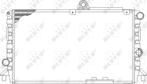 NRF 58809 - Radiator, engine cooling www.parts5.com