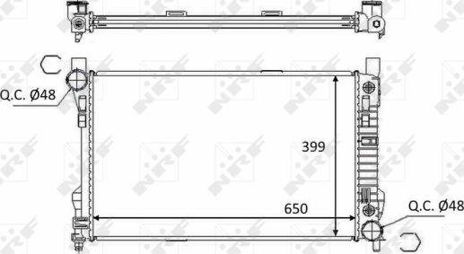 NRF 58390 - Radiator, racire motor www.parts5.com