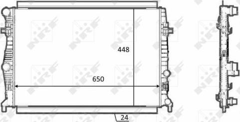 NRF 58398 - Radiador, refrigeración del motor www.parts5.com