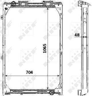 NRF 58345 - Hűtő, motorhűtés www.parts5.com