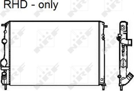 NRF 58326 - Kühler, Motorkühlung www.parts5.com