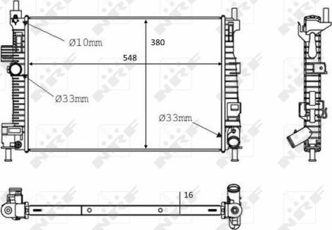 NRF 58289 - Radiator, engine cooling www.parts5.com