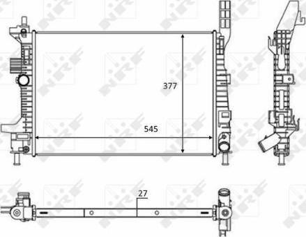 NRF 58284 - Radiator, engine cooling www.parts5.com