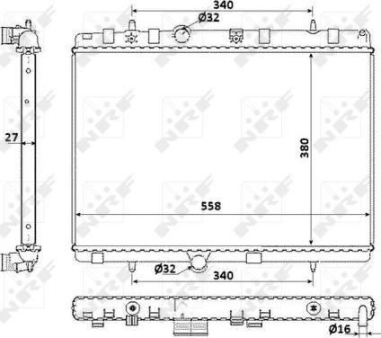 NRF 58226 - Radiator, racire motor www.parts5.com